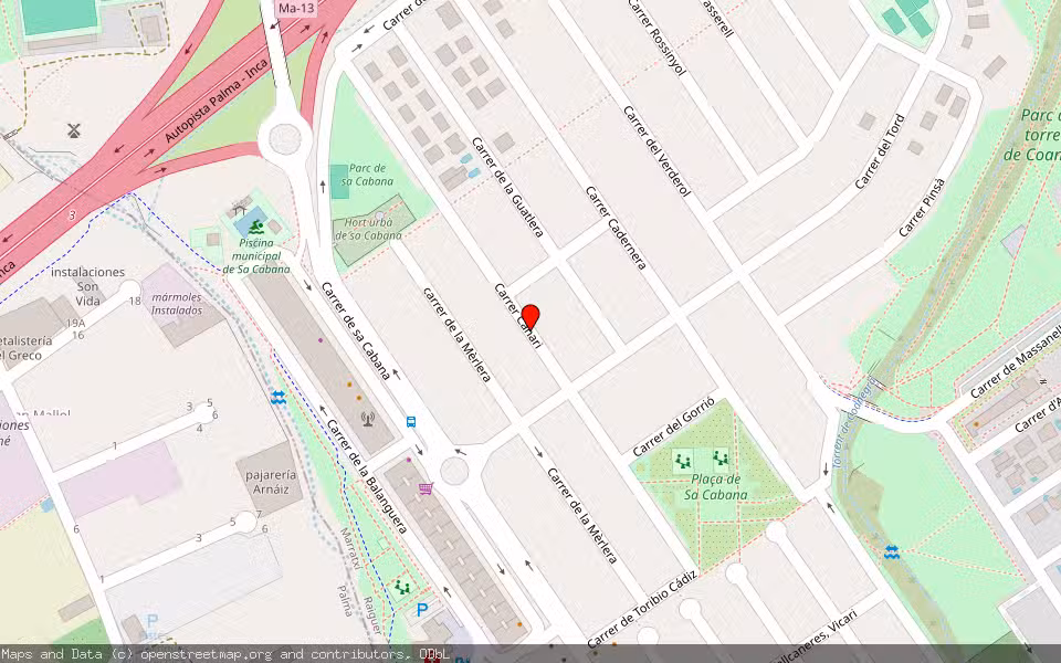 Mapa de Subasta Inmueble (Vivienda) en Marratxi, Illes Balears