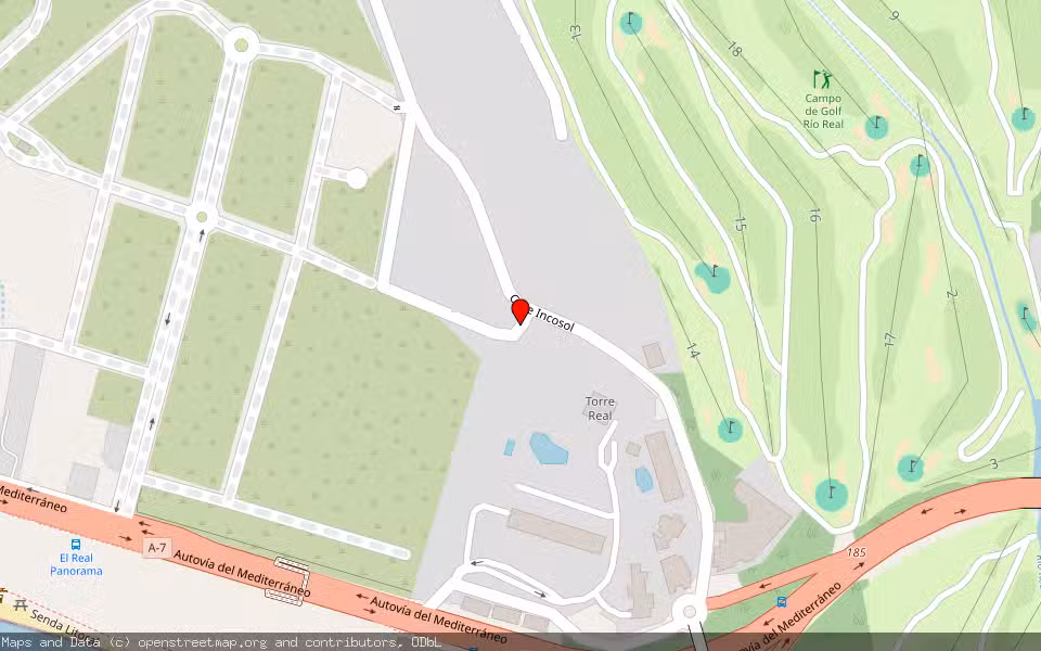 Mapa de Subasta Inmueble (Garaje) en Marbella, Málaga