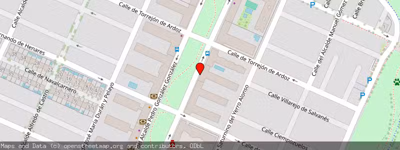 Mapa de Subasta de Inmueble (Local comercial) en Leganés, Madrid 