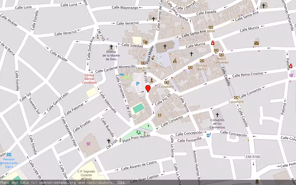 Mapa de Subasta Inmueble (Vivienda) en Campo De Criptana, Ciudad Real