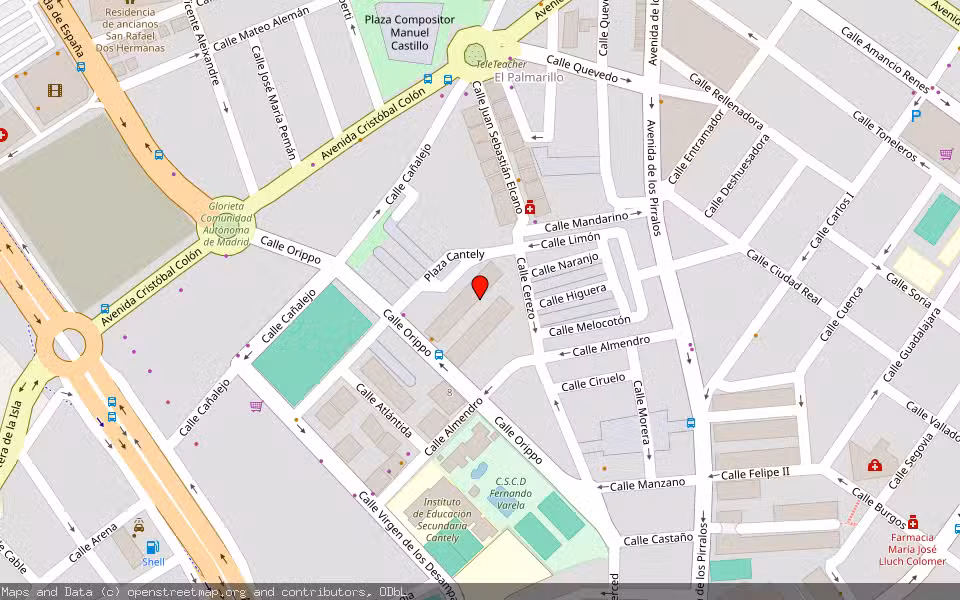 Mapa de Subasta Inmueble (Vivienda) en Dos Hermanas, Sevilla