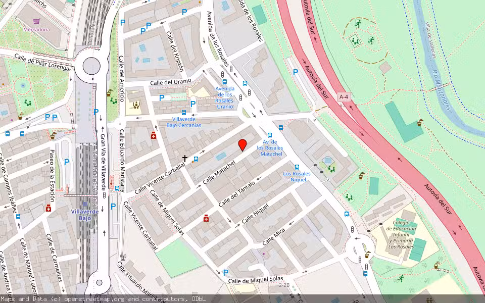 Mapa de Subasta Inmueble (Vivienda) en Madrid