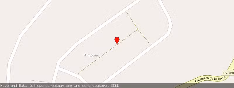 Mapa de Subasta de Inmueble (Otros) en Xixona, Alicante 