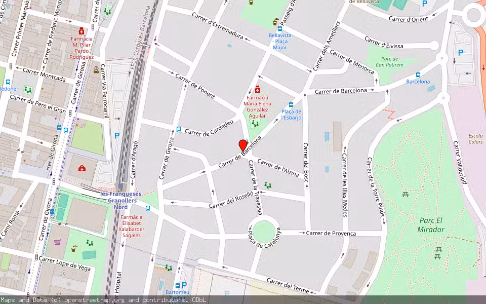 Mapa de Subasta Inmueble (Vivienda) en Les Franqueses Del Vallès, Barcelona