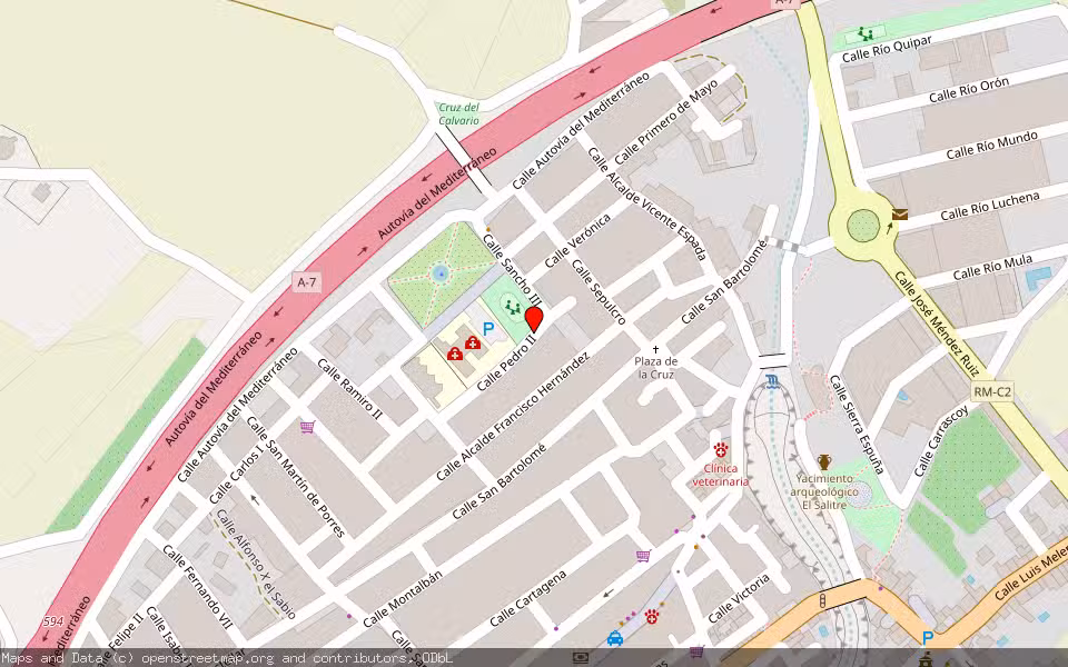 Mapa de Subasta Inmueble (Otros) en Librilla, Murcia