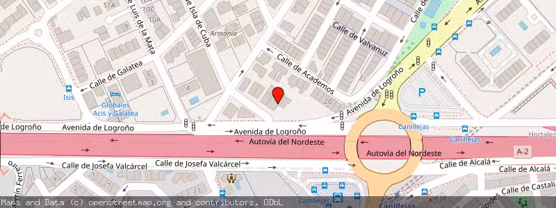 Mapa de Subasta de Inmueble (Otros) en Madrid, Madrid 