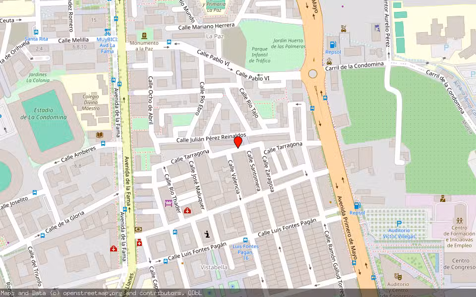 Mapa de Subasta Inmueble (Vivienda) en Murcia