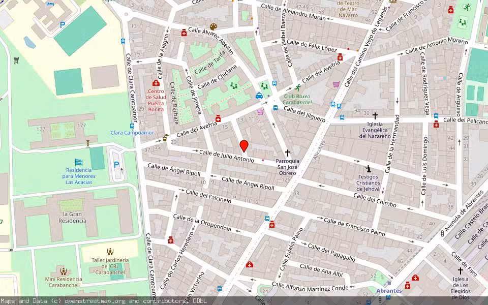 Mapa de Subasta Inmueble (Local comercial) en Madrid