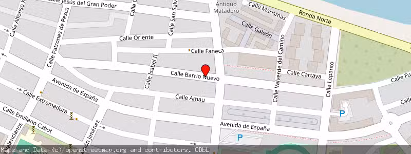 Mapa de Subasta de Inmueble (Vivienda) en Isla Cristina, Huelva 