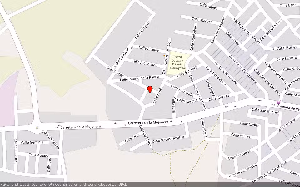 Mapa de Subasta Inmueble (Vivienda) en Roquetas De Mar, Almería