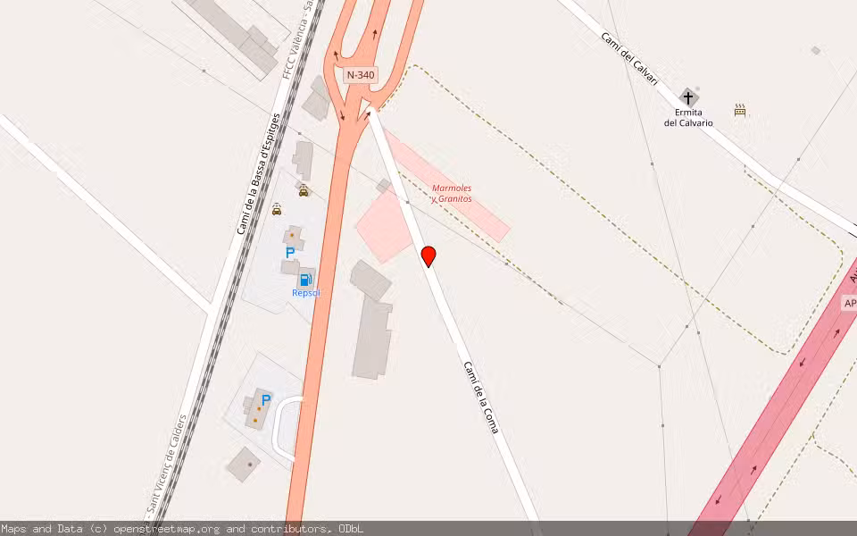 Mapa de Subasta Inmueble (Solar) en Alcalà De Xivert, Castellón/Castelló