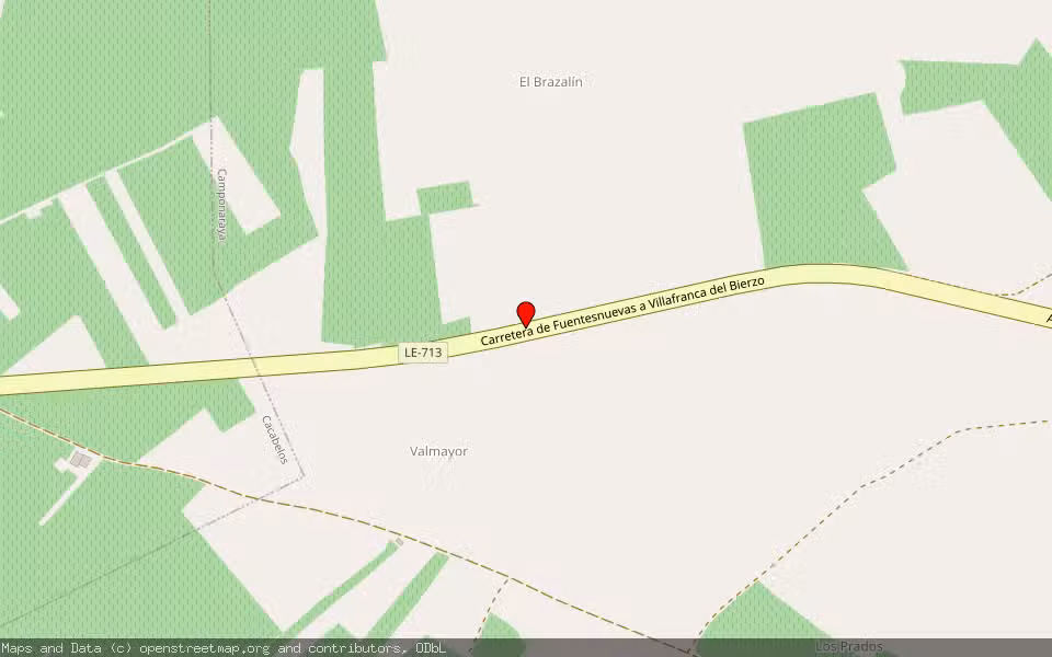 Mapa de Subasta Inmueble (Solar) en Camponaraya, León