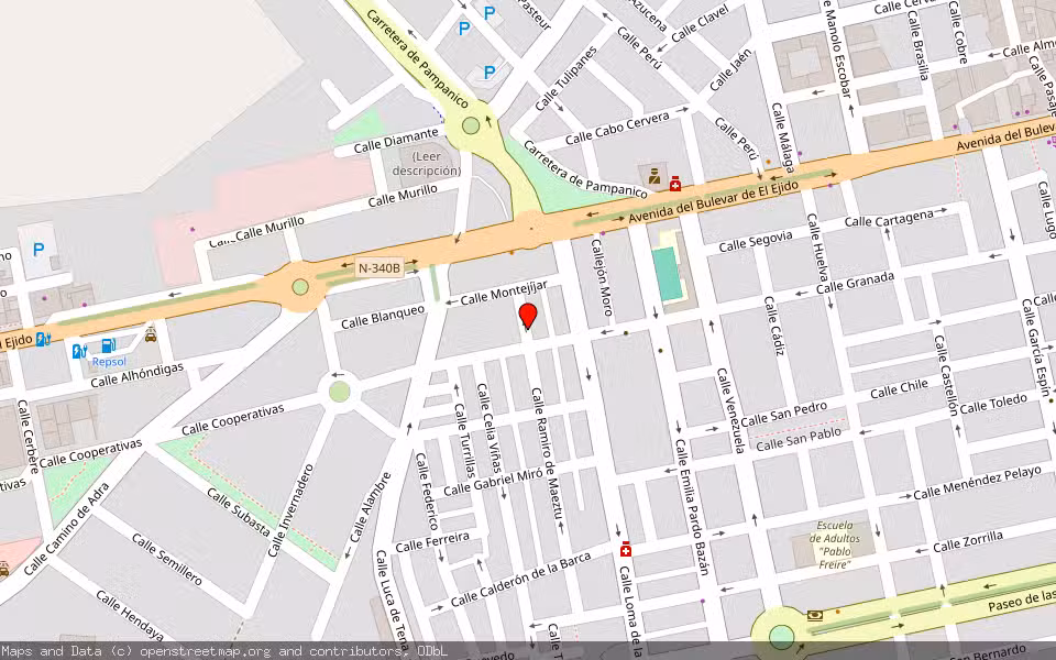 Mapa de Subasta Inmueble (Vivienda) en El Ejido, Almería