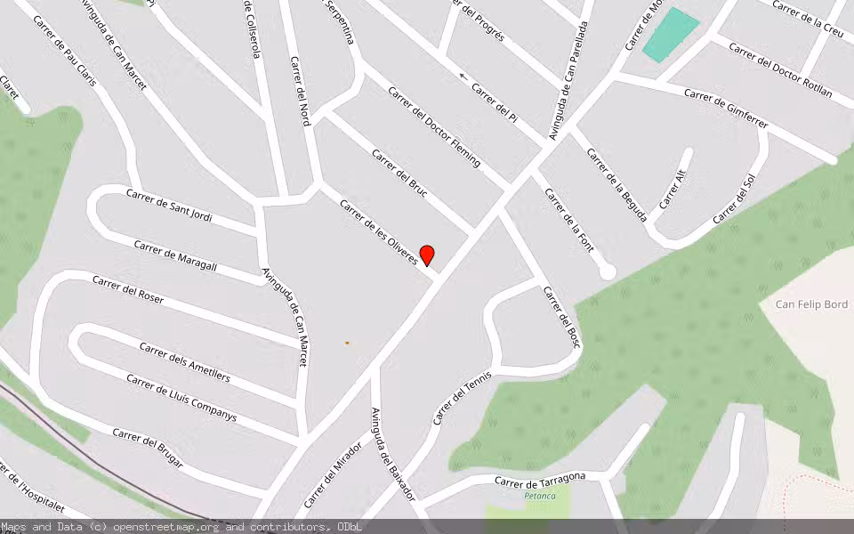 Mapa de Subasta Inmueble (Vivienda) en Masquefa, Barcelona