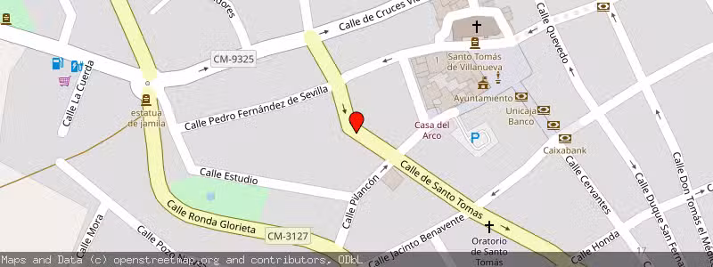 Mapa de Subasta de Inmueble (Vivienda) en Villanueva De Los Infantes, Ciudad Real 
