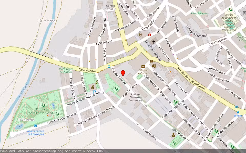 Mapa de Subasta Inmueble (Garaje) en Lorquí, Murcia