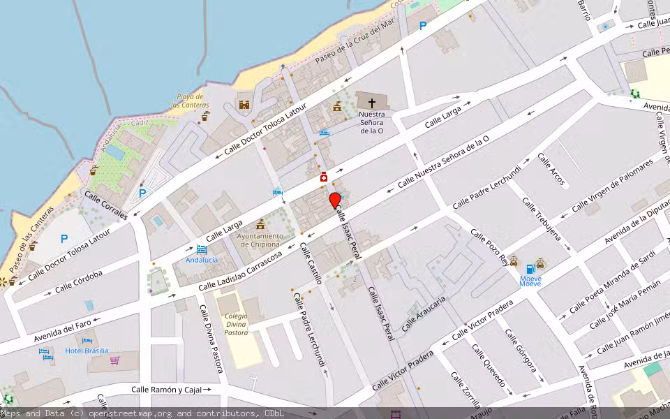 Mapa de Subasta Inmueble (Vivienda) en Chipiona, Cádiz