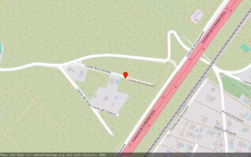 Mapa de Subasta Inmueble (Solar) en L'ametlla De Mar, Tarragona