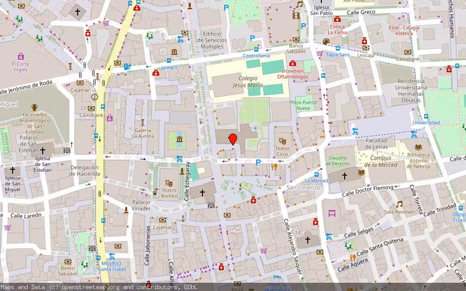 Mapa de Subasta Inmueble (Vivienda) en Murcia