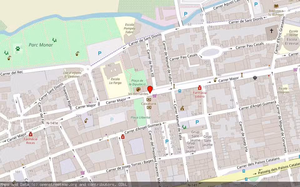 Mapa de Subasta Inmueble (Garaje) en Salt, Girona