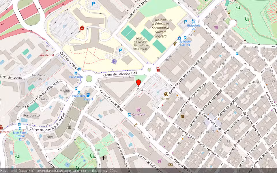 Mapa de Subasta Inmueble (Garaje) en Palma, Illes Balears