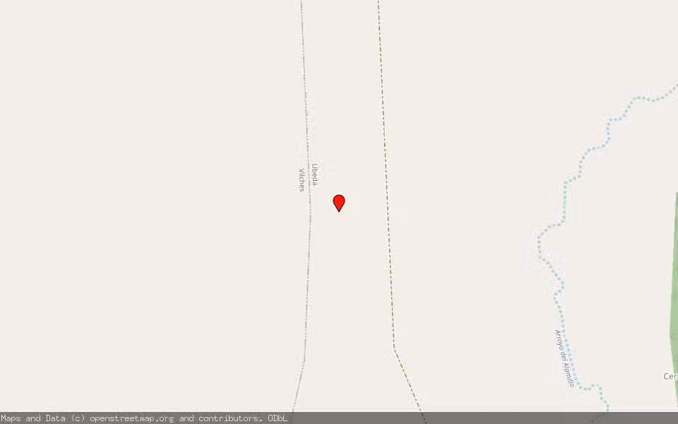 Mapa de Subasta Inmueble (Finca rústica) en Ubeda, Jaén