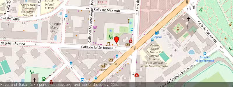 Mapa de Subasta de Inmueble (Garaje) en Madrid, Madrid 