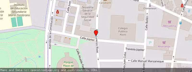Mapa de Subasta de Inmueble (Vivienda) en Alcázar De San Juan, Ciudad Real 