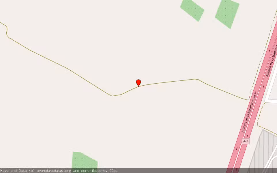 Mapa de Subasta Inmueble (Finca rústica) en Picassent, Valencia/València