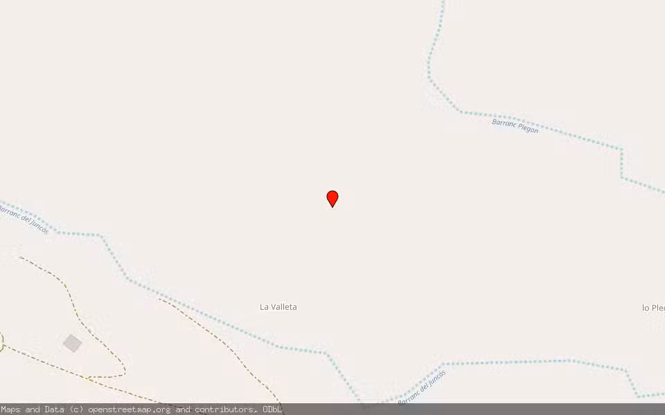 Mapa de Subasta Inmueble (Finca rústica) en Fayon, Zaragoza