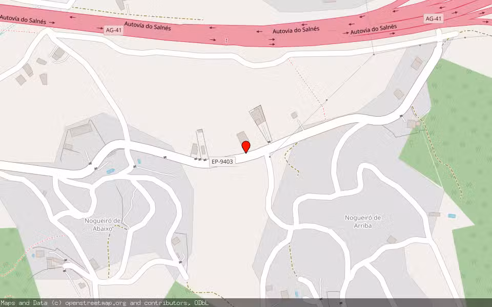 Mapa de Subasta Inmueble (Vivienda) en Meis, Pontevedra