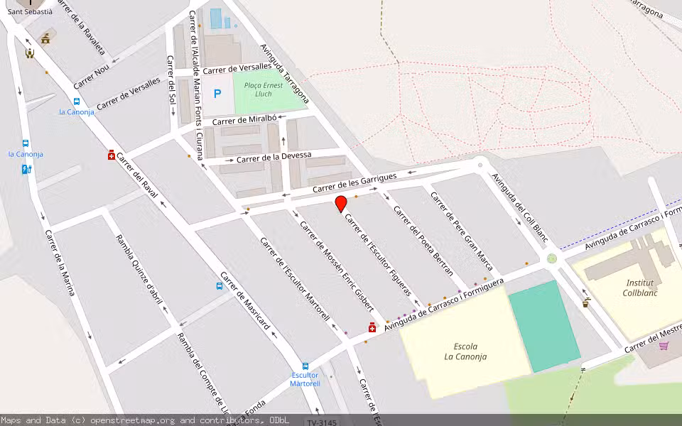Mapa de Subasta Inmueble (Vivienda) en Tarragona