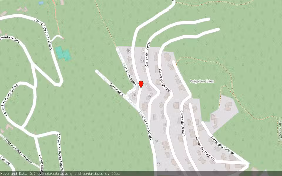Mapa de Subasta Inmueble (Solar) en Sant Antoni De Portmany, Illes Balears