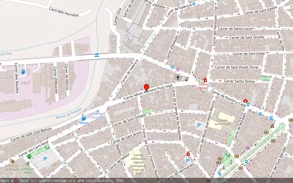Mapa de Subasta Inmueble (Vivienda) en Torrent, Valencia/València