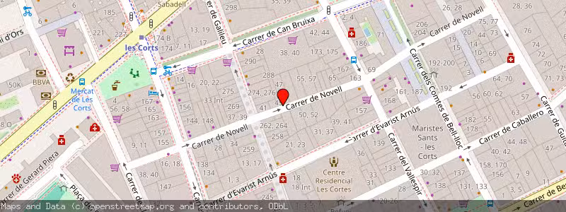 Mapa de Subasta de Inmueble (Trastero) en Barcelona, Barcelona 