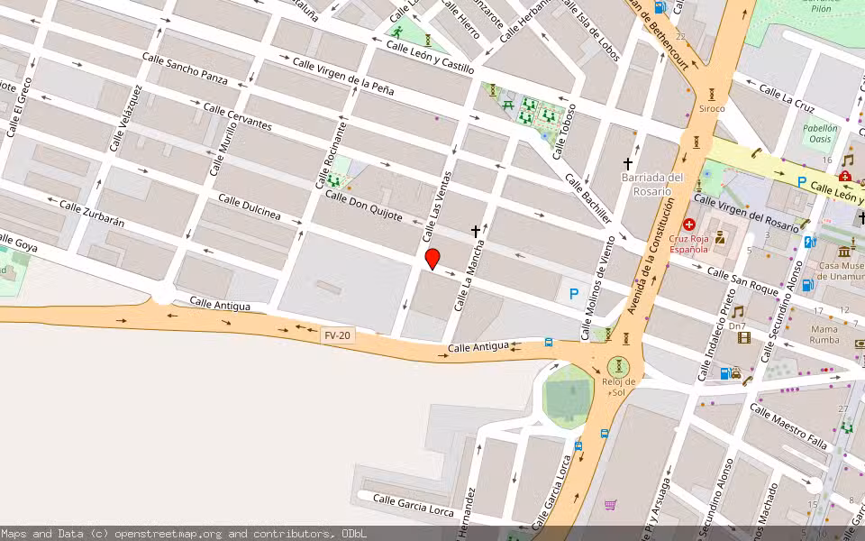 Mapa de Subasta Inmueble (Garaje) en Puerto Del Rosario, Las Palmas