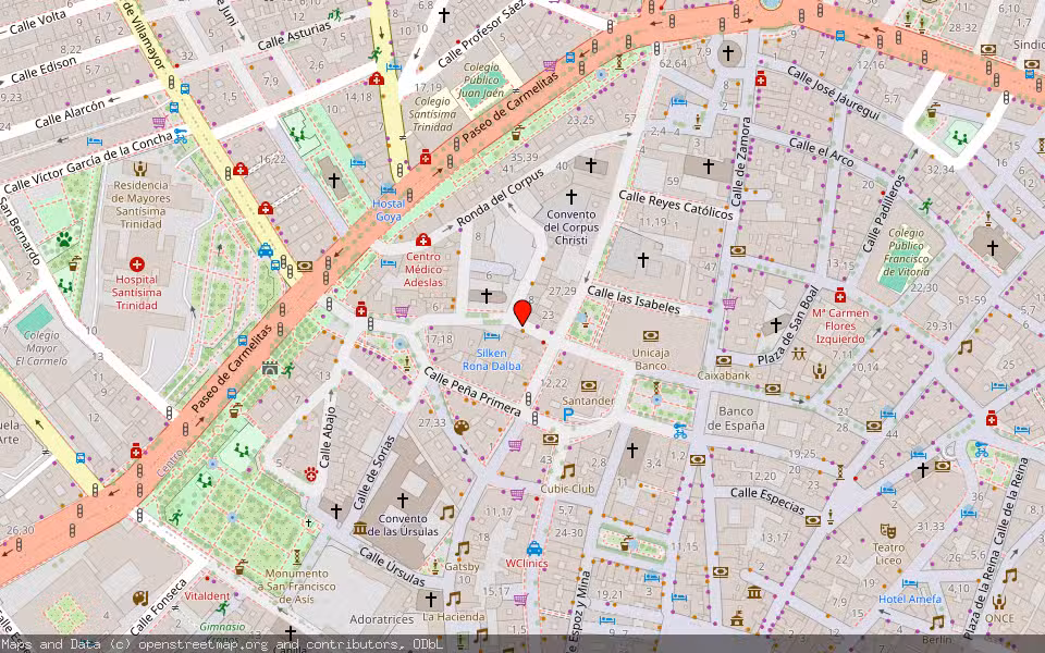 Mapa de Subasta Inmueble (Vivienda) en Salamanca