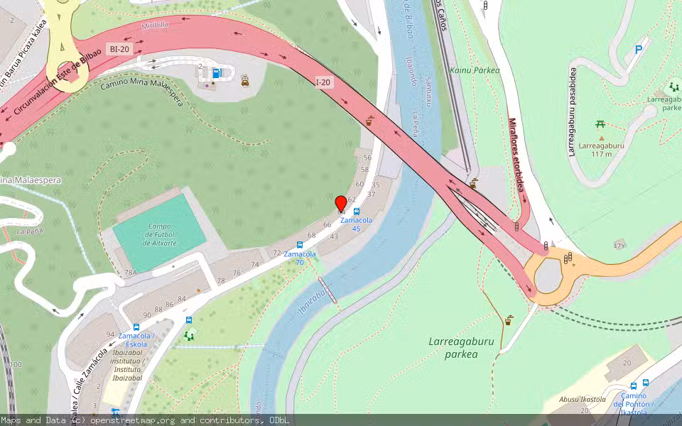 Mapa de Subasta Inmueble (Vivienda) en Bilbao, Bizkaia