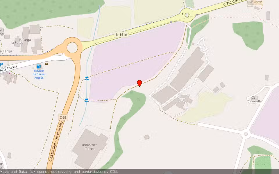 Mapa de Subasta Inmueble (Solar) en Anglés, Girona