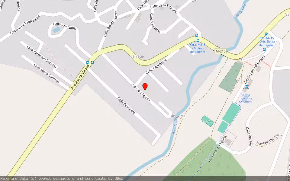 Mapa de Subasta Inmueble (Vivienda) en Ambite De Tajula, Madrid