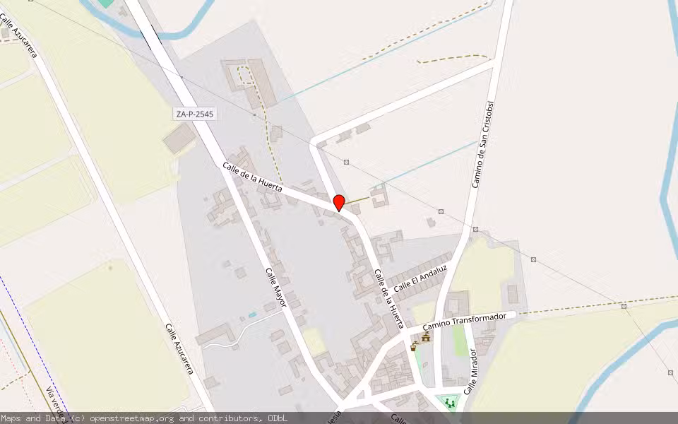 Mapa de Subasta Inmueble (Otros) en Villanueva De Azoague, Zamora