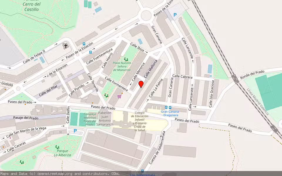 Mapa de Subasta Inmueble (Vivienda) en Valdemoro, Madrid