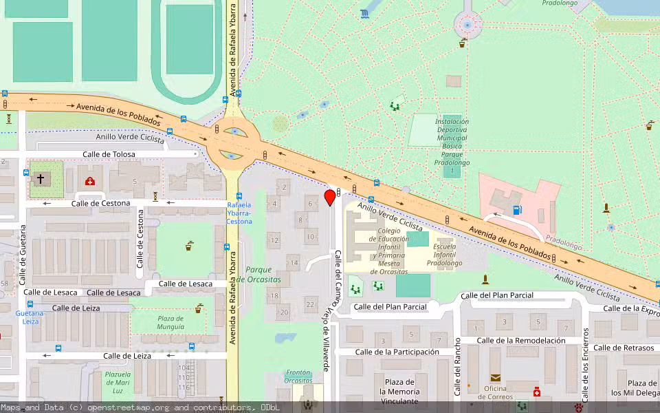 Mapa de Subasta Inmueble (Vivienda) en Madrid