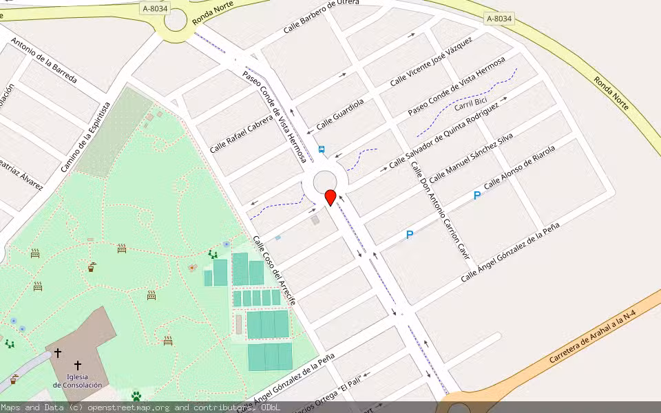 Mapa de Subasta Inmueble (Vivienda) en Utrera, Sevilla