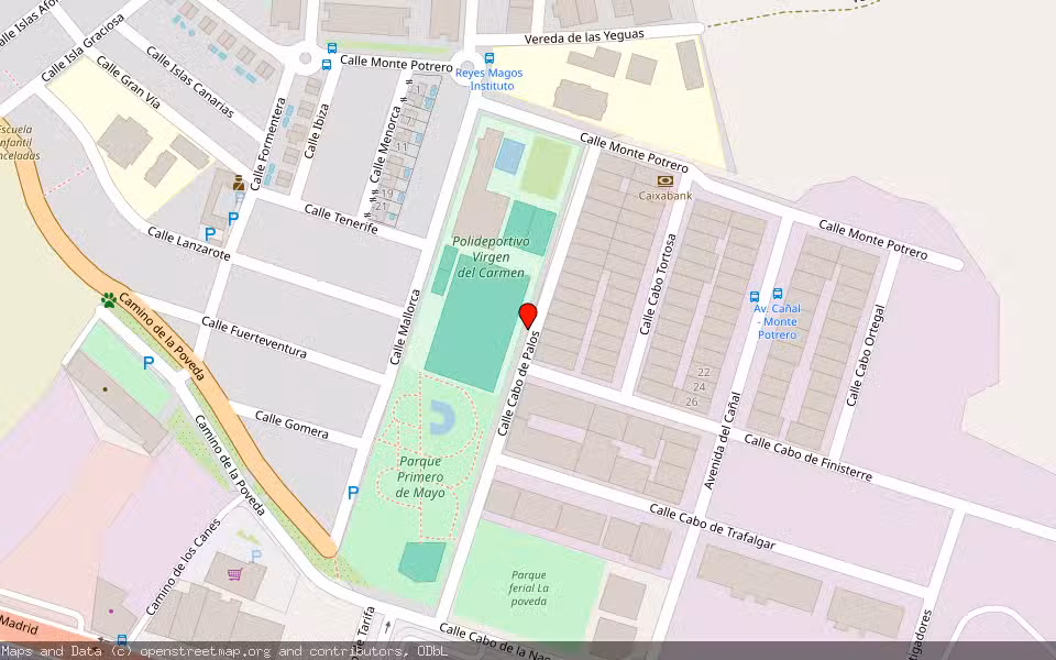 Mapa de Subasta Inmueble (Nave industrial) en Arganda Del Rey, Madrid