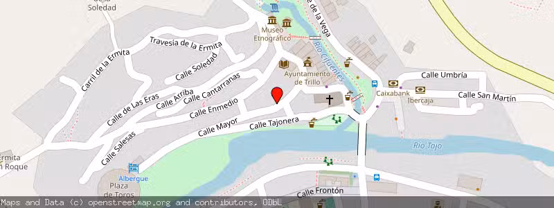 Mapa de Subasta de Inmueble (Vivienda) en Trillo, Guadalajara 