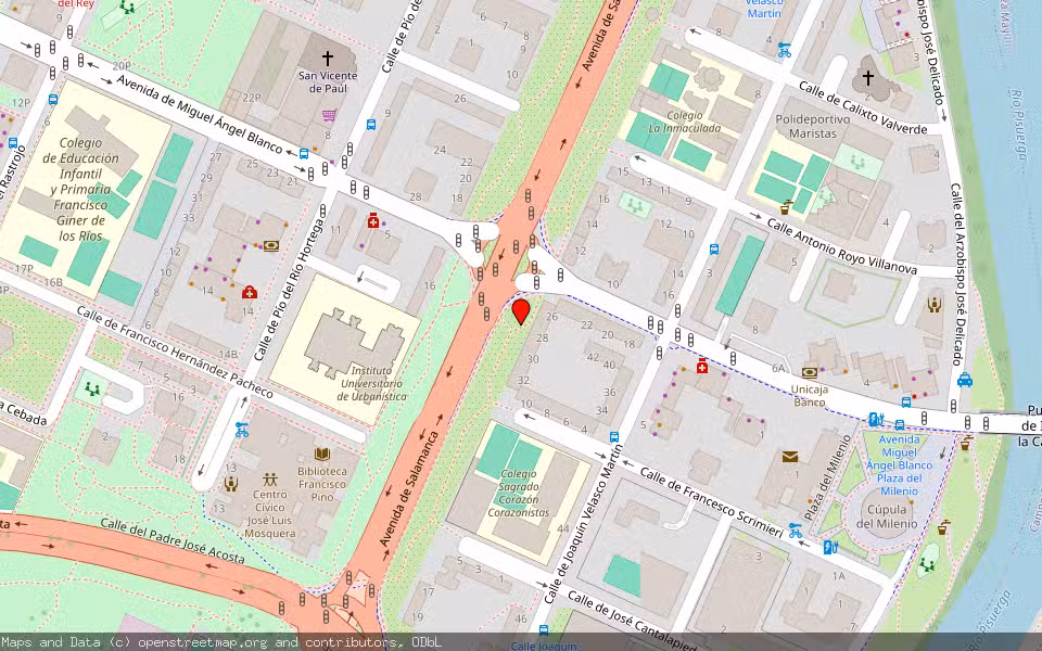 Mapa de Subasta Inmueble (Vivienda) en Valladolid