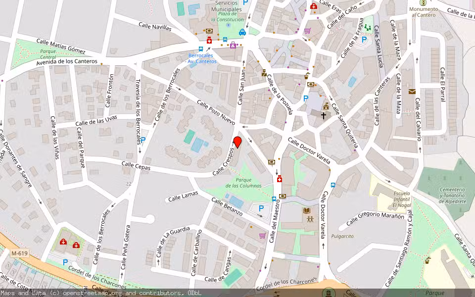 Mapa de Subasta Inmueble (Vivienda) en Alpedrete, Madrid