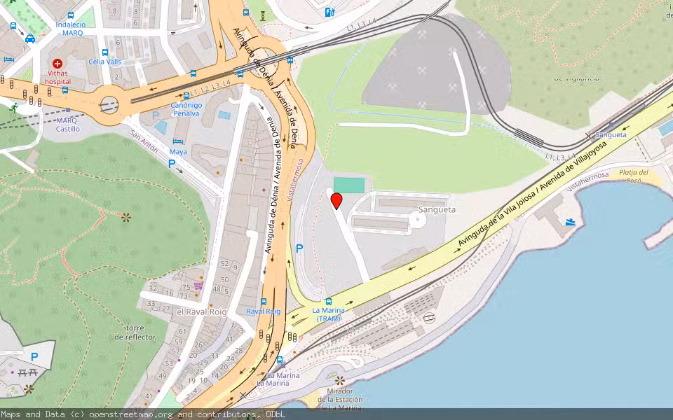 Mapa de Subasta Inmueble (Solar) en Alacant-alicante, Alicante/Alacant