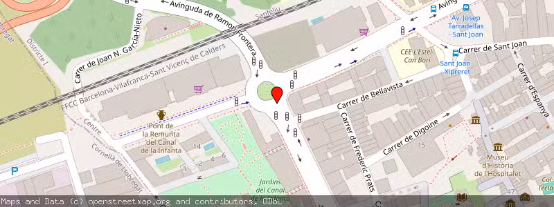 Mapa de Subasta de Inmueble (Vivienda) en L'hospitalet De Llobregat, Barcelona 